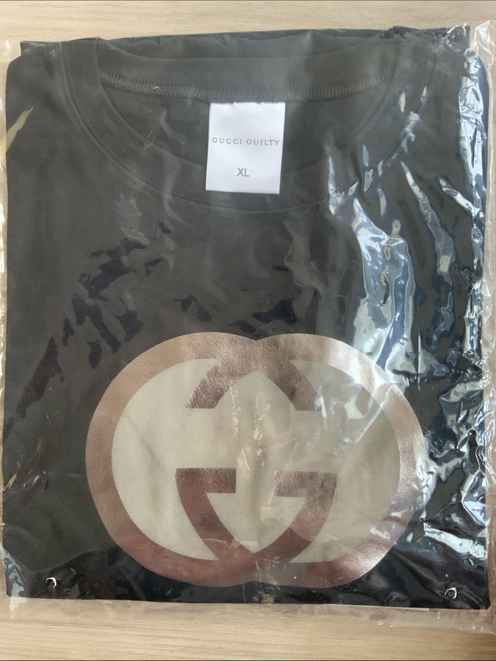 Gucci Promotional X Large Cotton Long Sleeve Black T Shirt Unisex - Picture 2 of 4